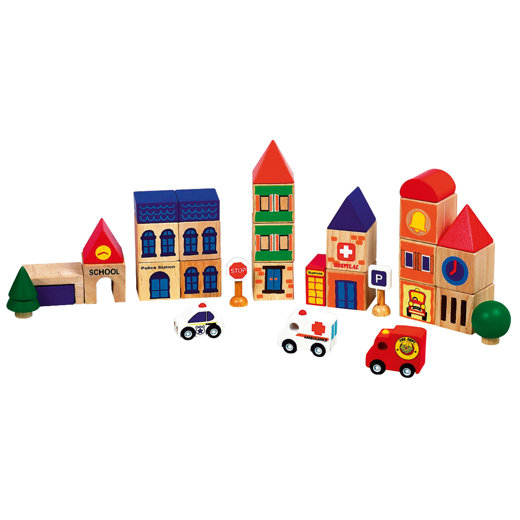 Großer Stadt-Spieltisch inkl. Zubehör                                        