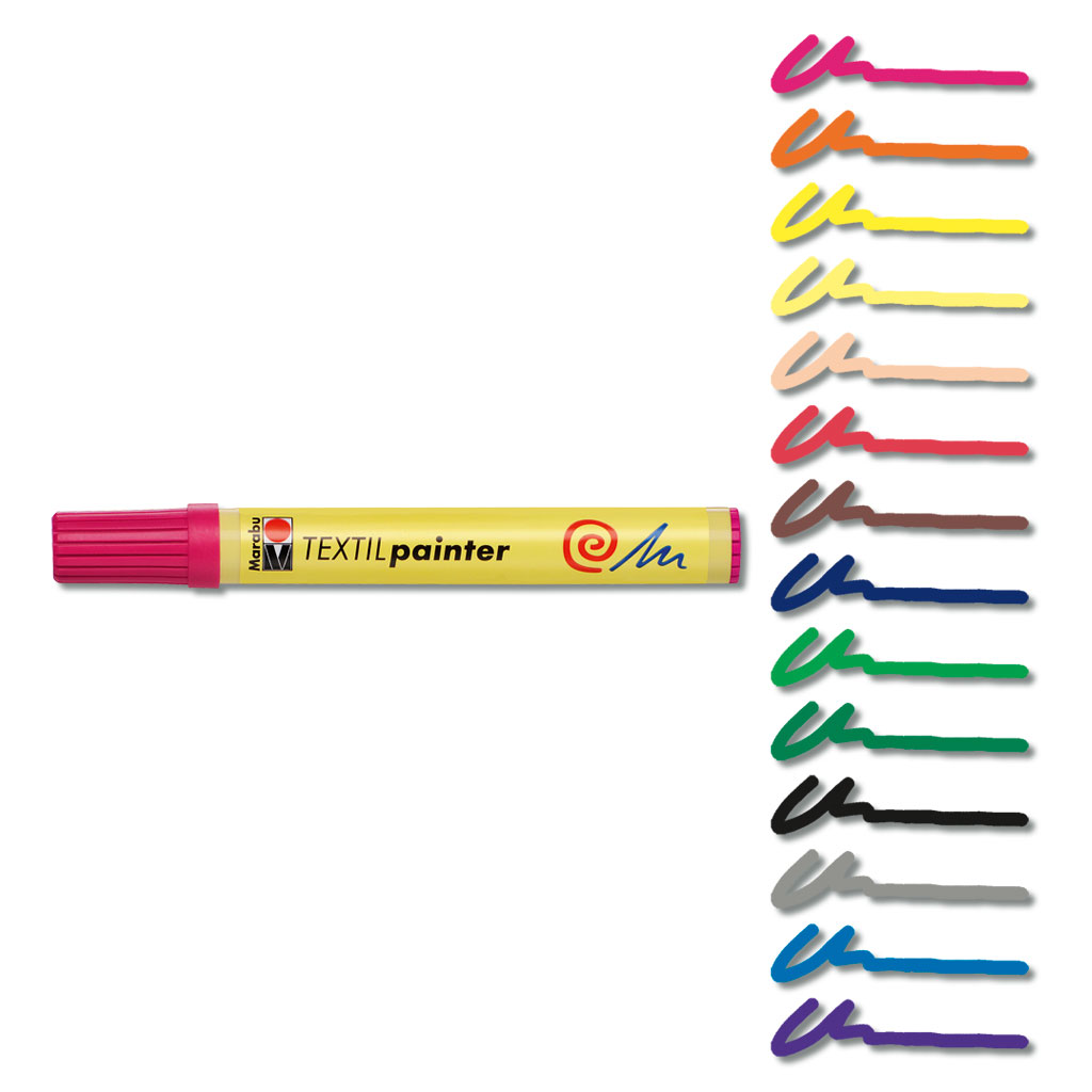 Marabu Stoffmalstift in 14 Farben lieferbar