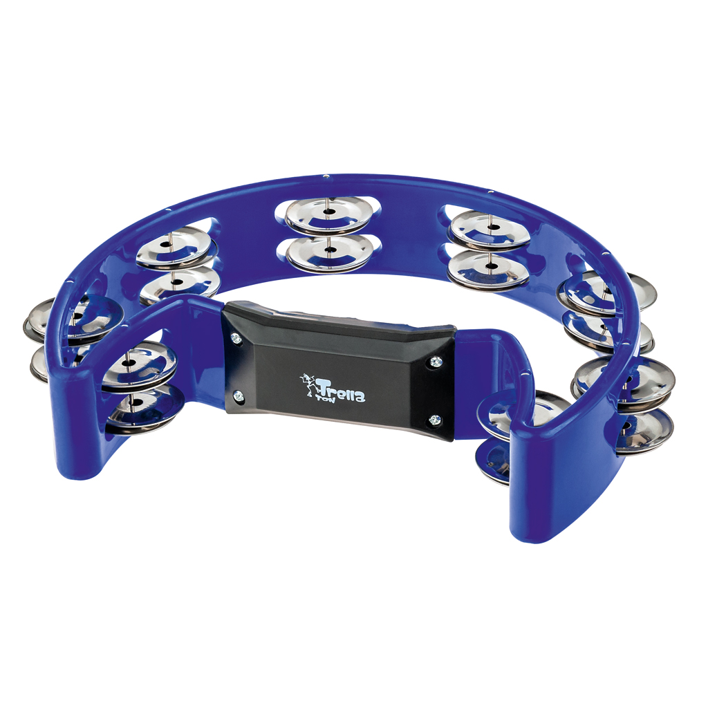 TrellaTon® Halbrund-Tamburin mit 16 Paar Schellen TrellaTon® Halbrund-Tamburin mit 16 Paar Schellen