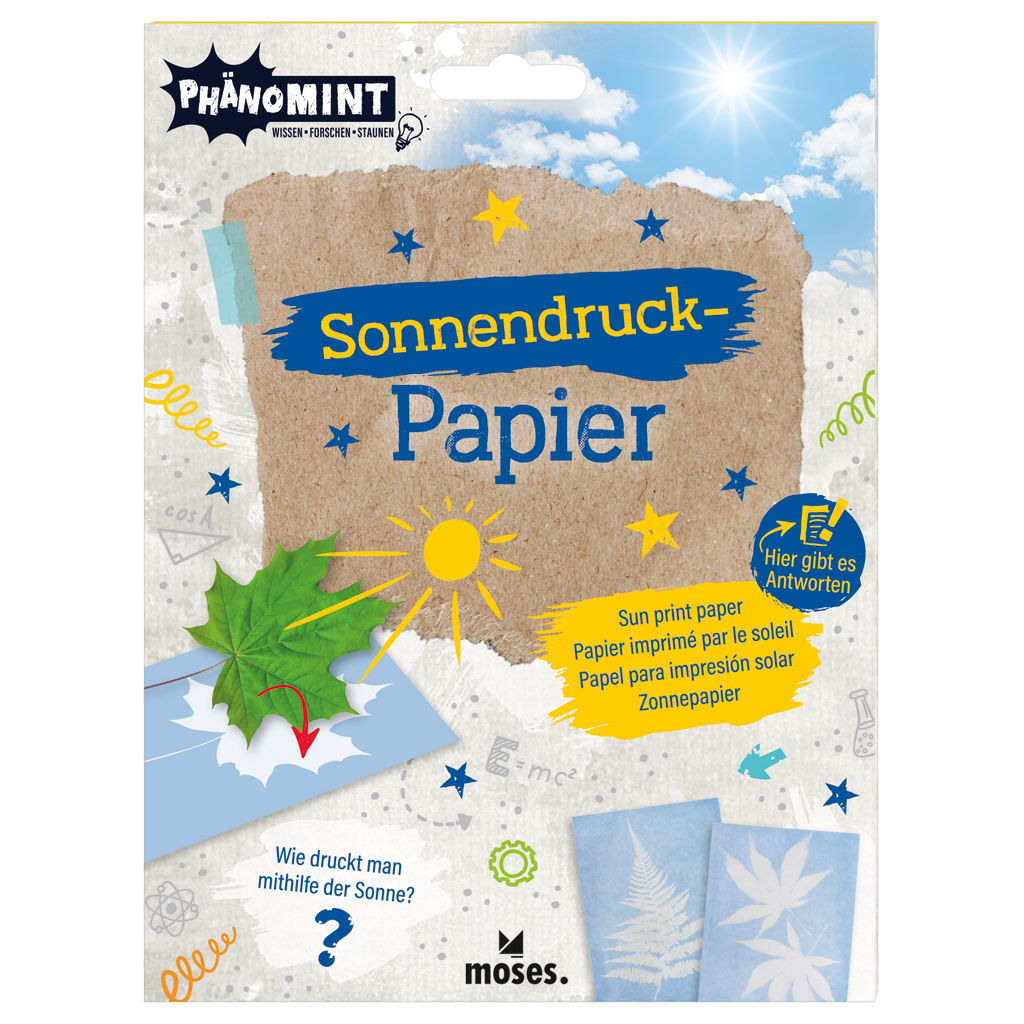 PhänoMINT Sonnendruck-Papier