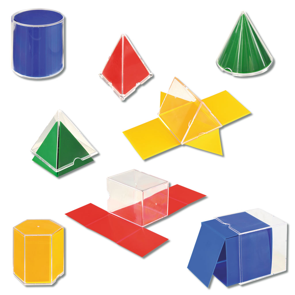 Geometriesatz Körper und Oberflächennetze – Lehrerset 2