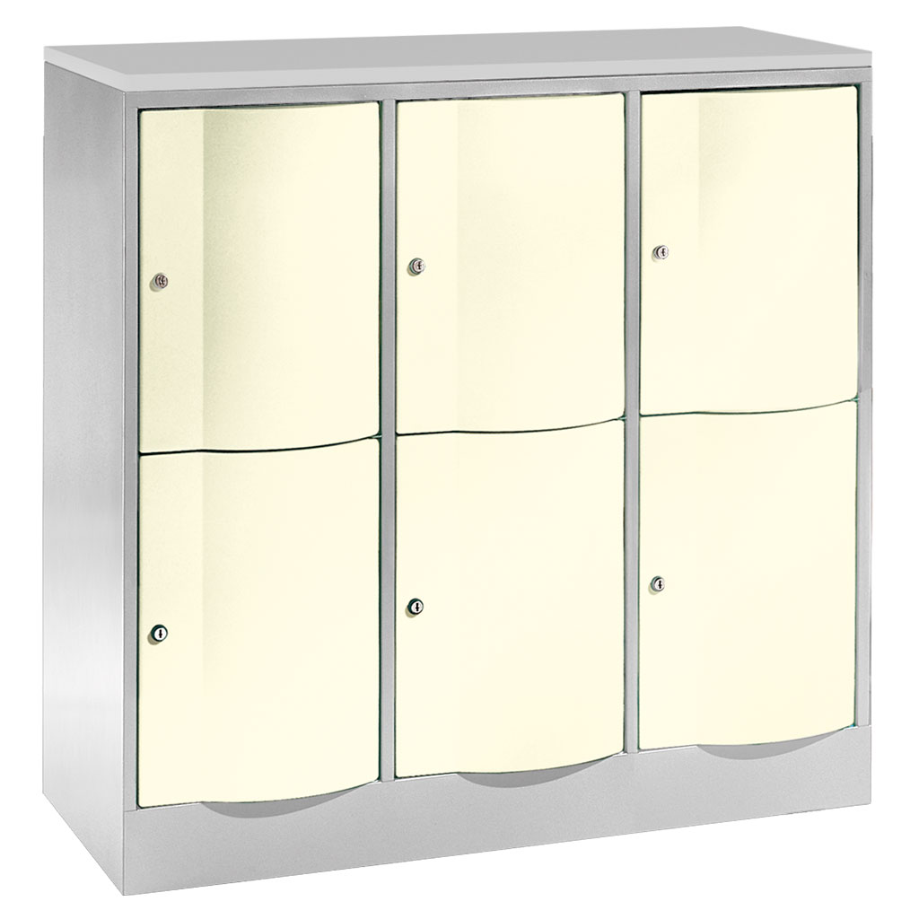 Großraum-Schließfachschrank, 3-reihig Großraum-Schließfachschrank, 3-reihig