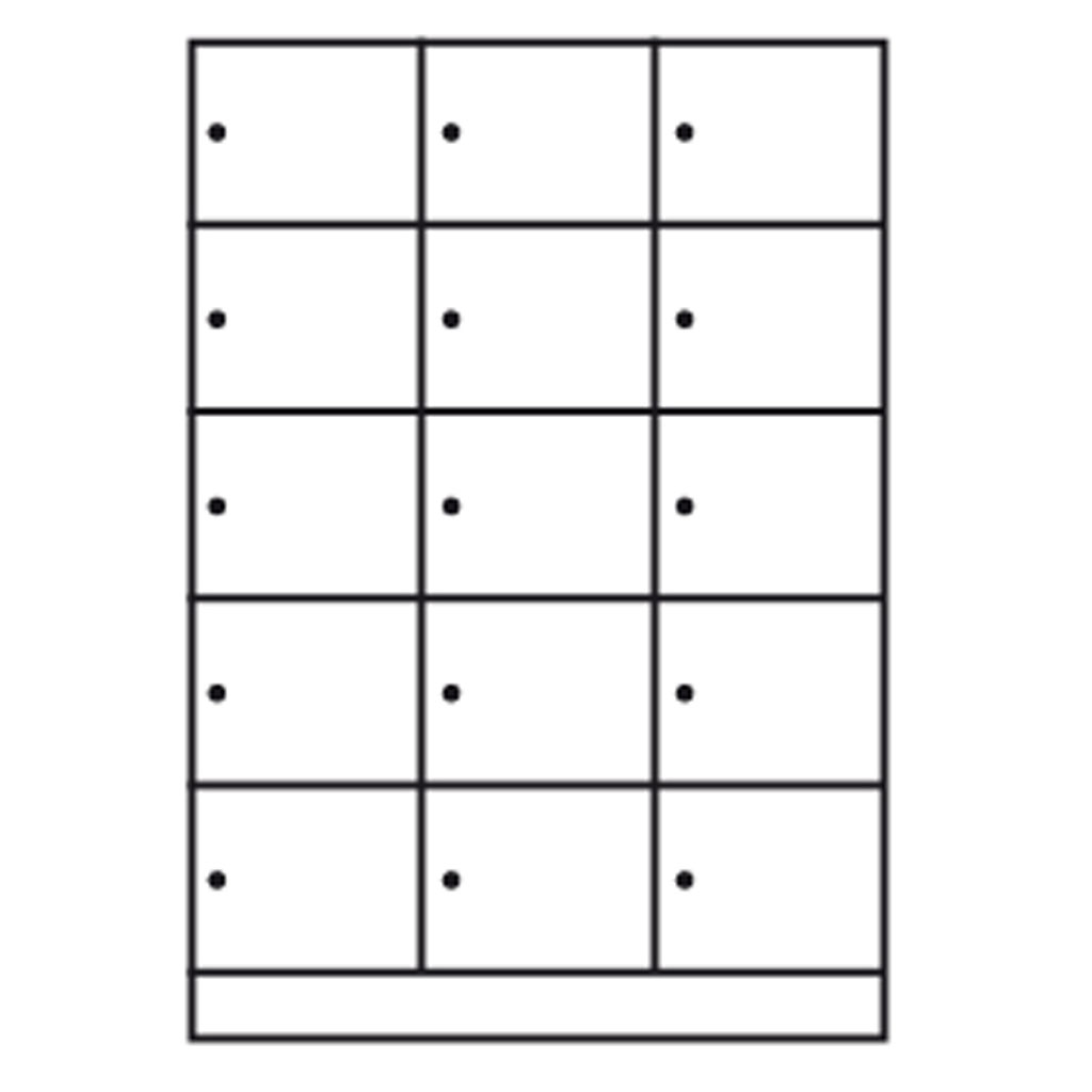 temp15-faecheryNBBddNxPNnI3 Schüler-Schließfachschrank mit 5 Fächern übereinander