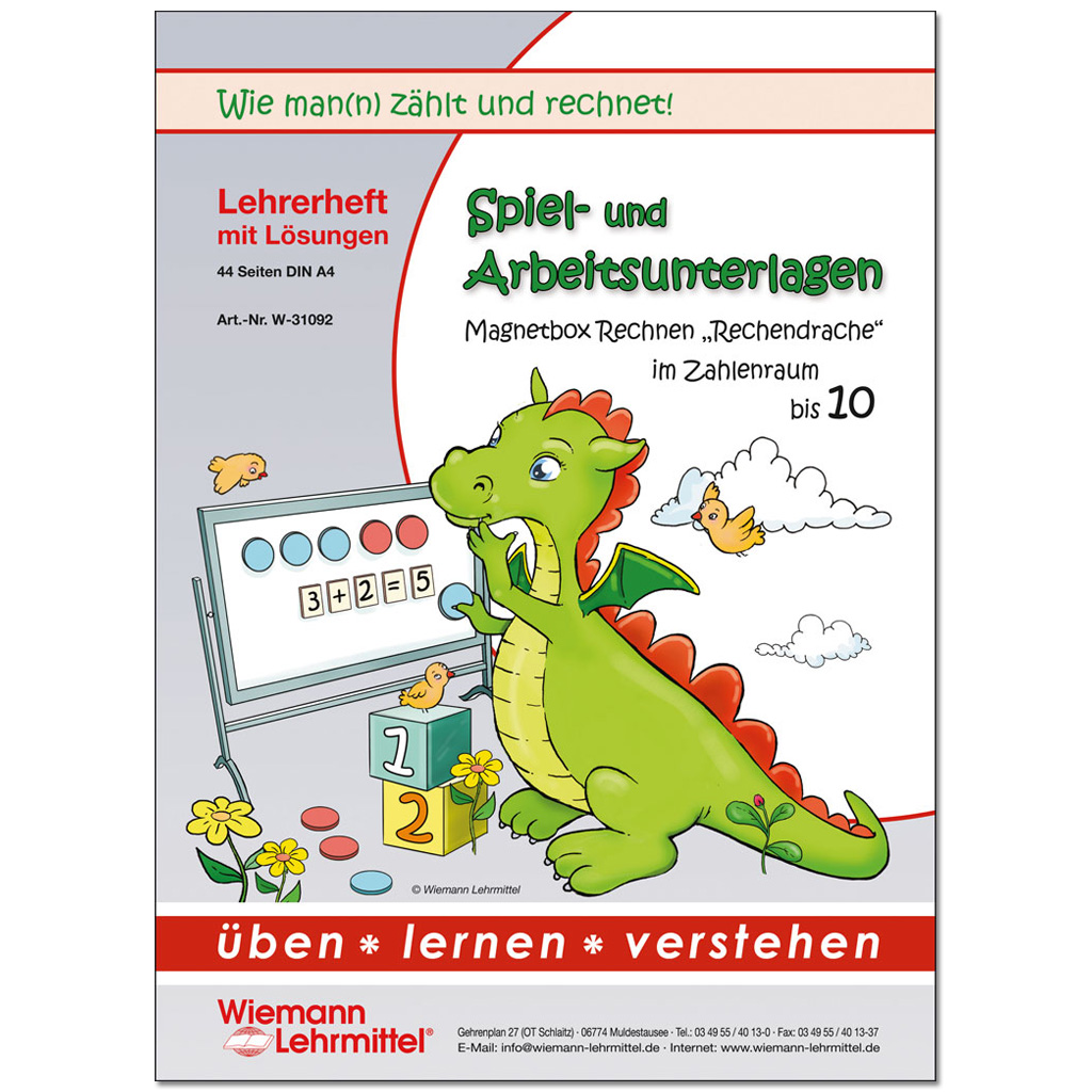 Spiel- und Arbeitsunterlagen - Rechen-Drache- Band 1