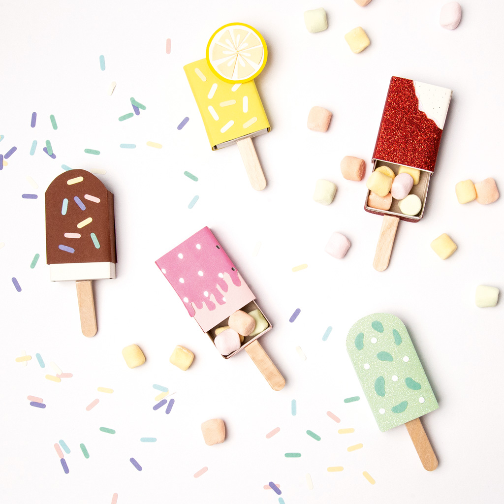 Streichholzschachteln zum Selbstgestalten, blanko, 10 Stück