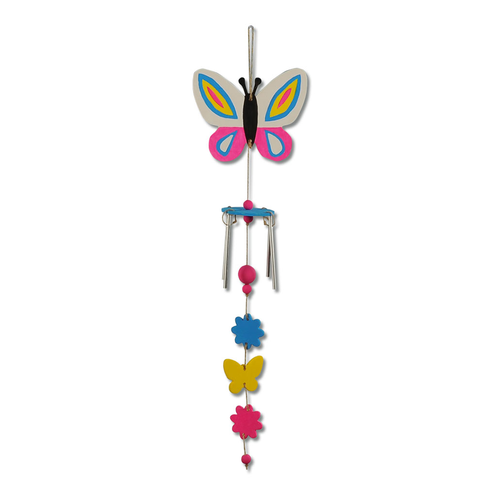 Komplettset Windspiel Schmetterling