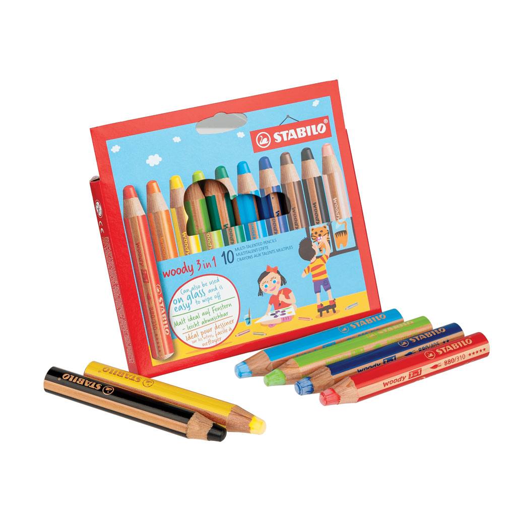 Stabilo® Woody 3 in 1, 10 Stifte Stabilo® Woody 3 in 1, 10 Stifte