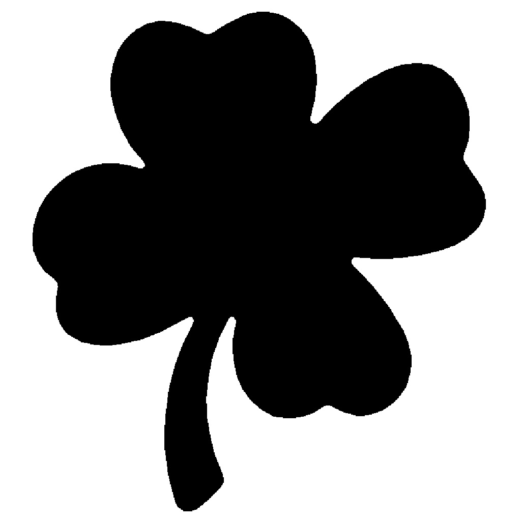 Motivlocher Kleeblatt