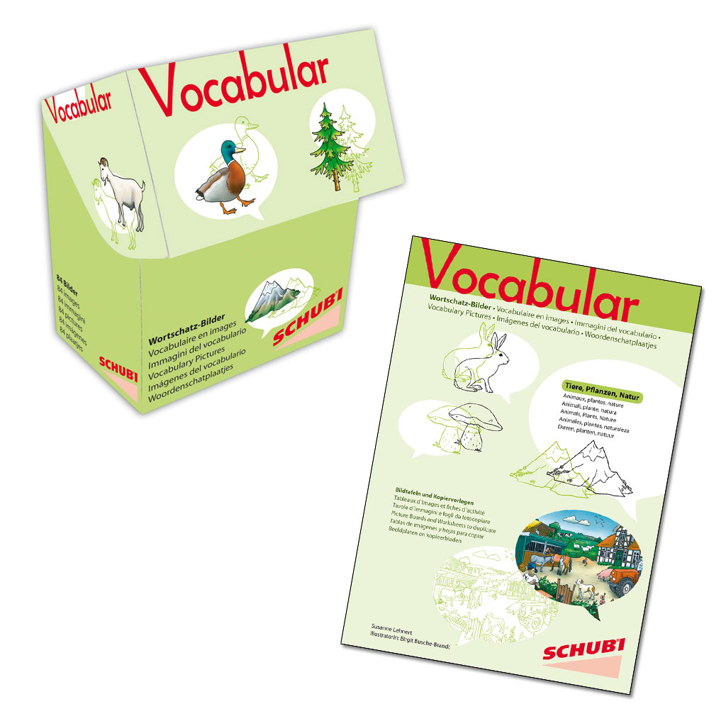 Vocabular-Bilderbox &amp; Kopiervorlagen - Tiere, Pflanzen, Natur