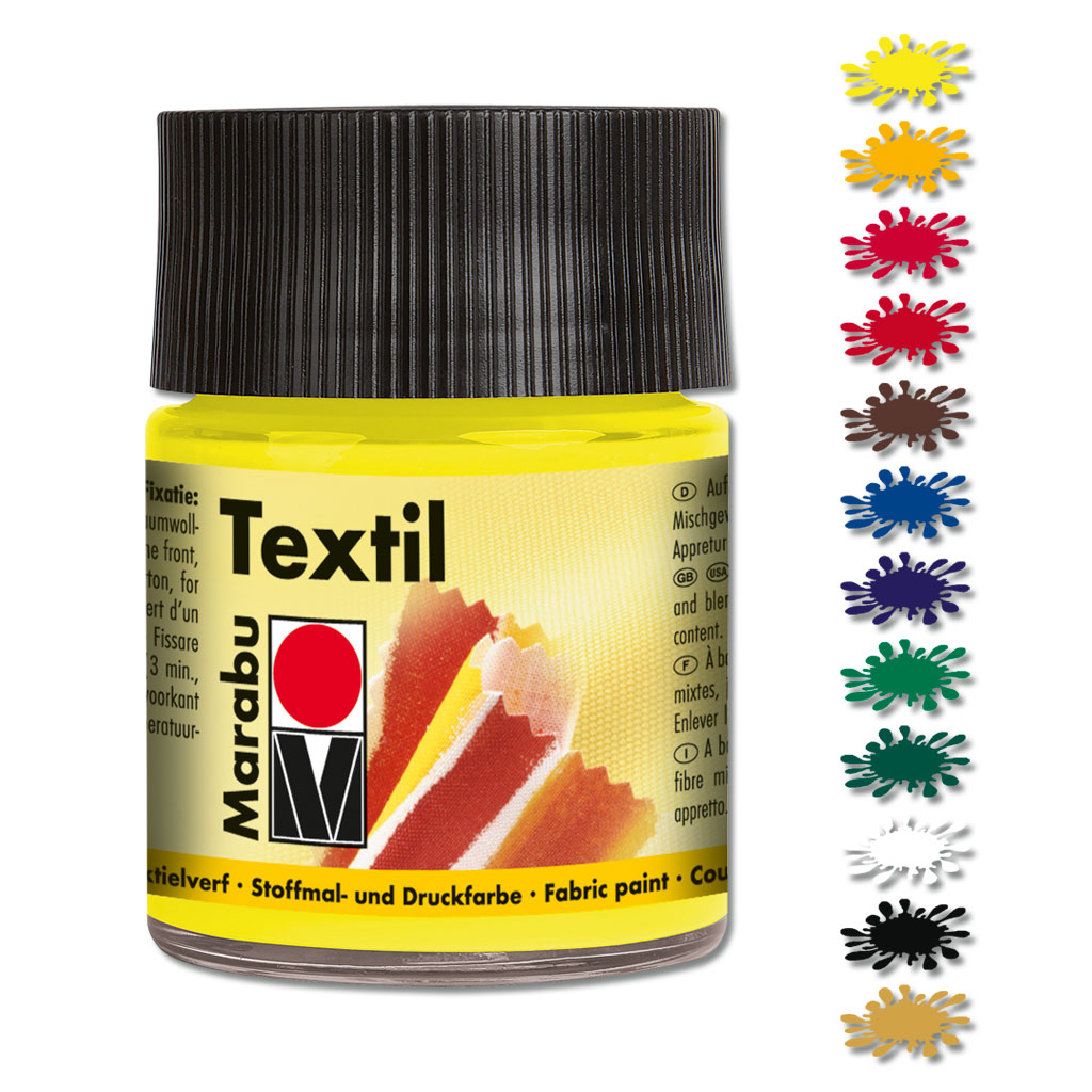 Marabu Textil Stoffmal- und Druckfarbe, 50 ml