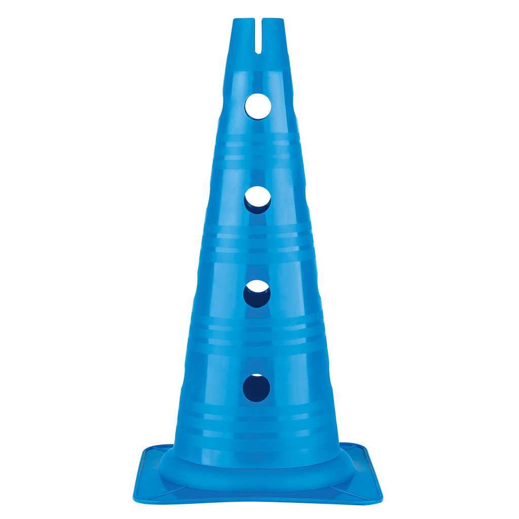 Lochkegel Rot und Blau, 4er-Set