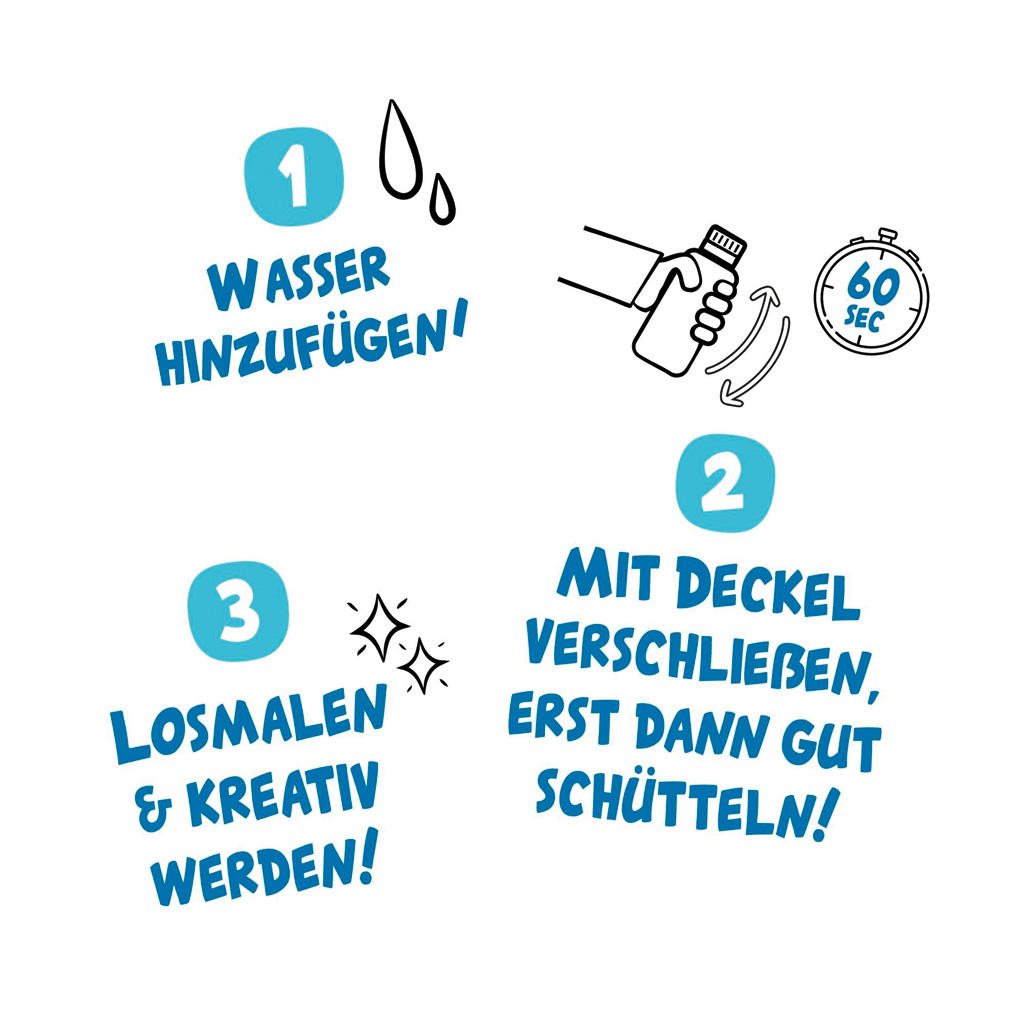 Kreideroller, 6er-Set