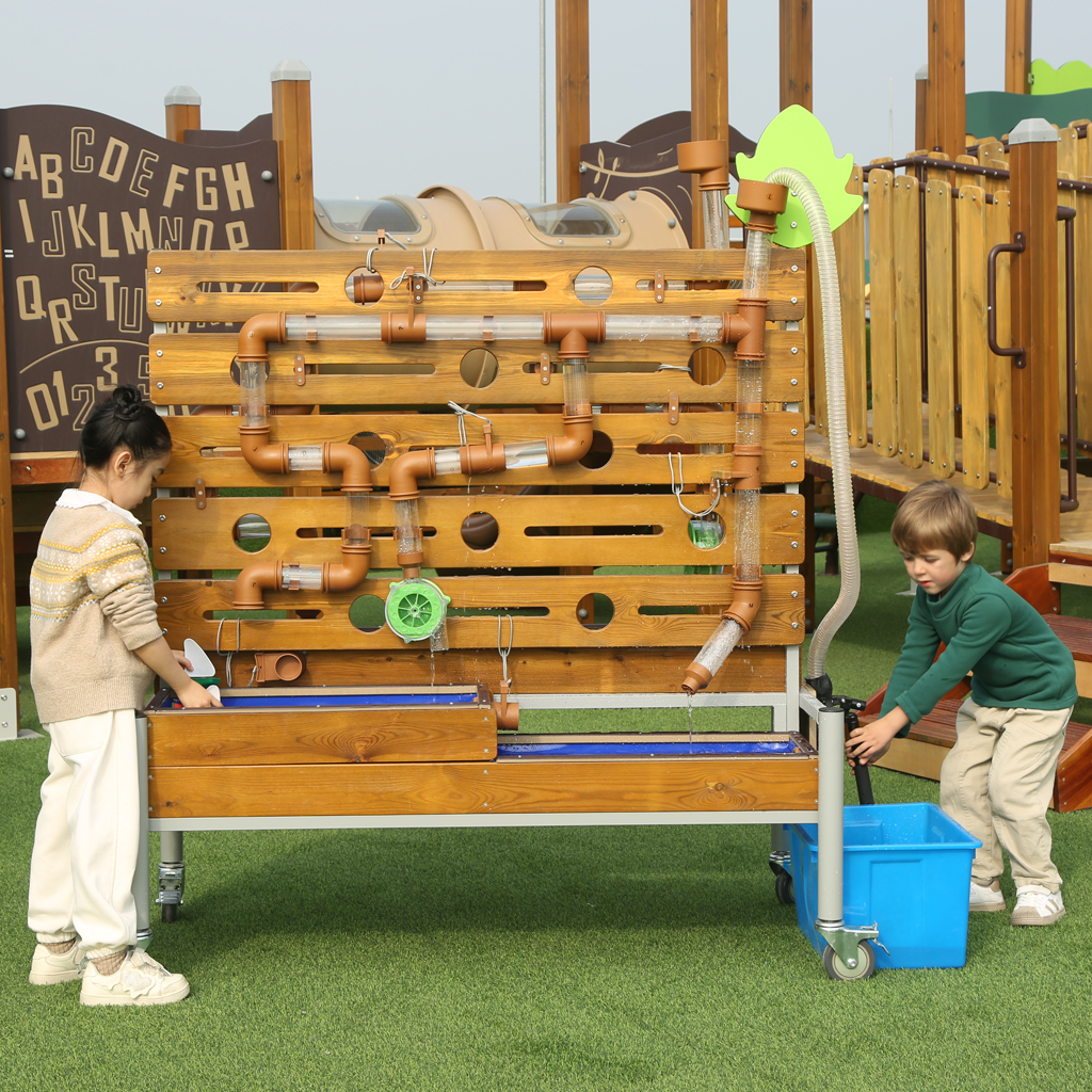 Mobile Outdoor-Wasserspiel-Anlage