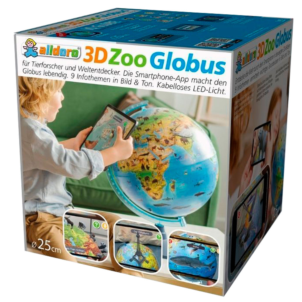 Interaktiver Zoo-Globus mit Lexikon-App Interaktiver Zoo-Globus mit Lexikon-App