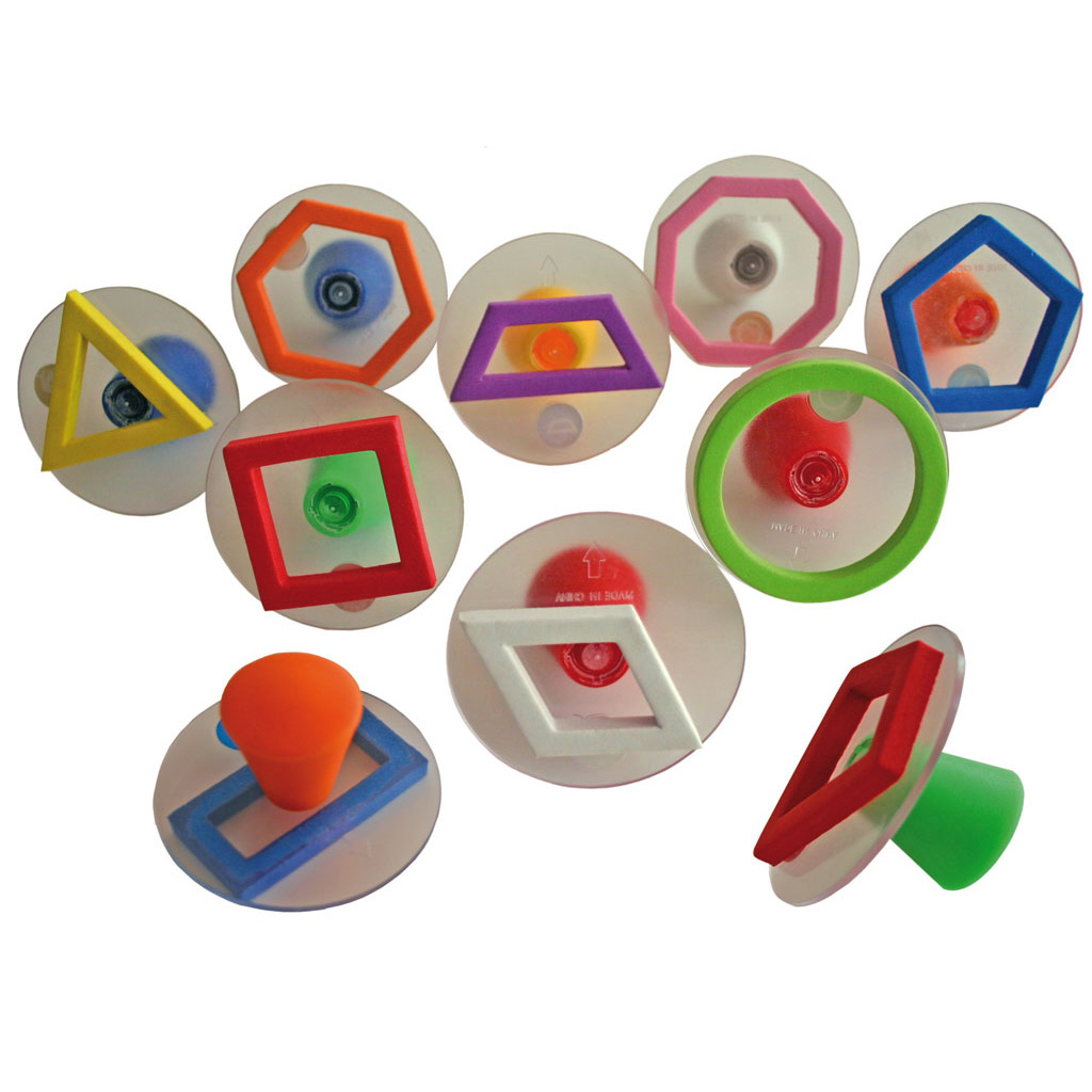 Geometrie-Umrissstempel, 10 Stück