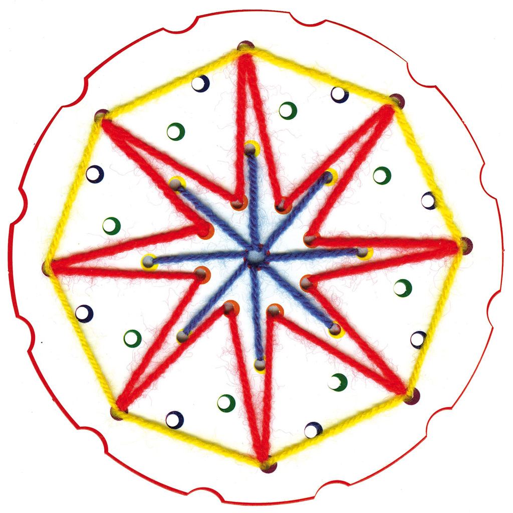 Fädelkreise, 24 Stück