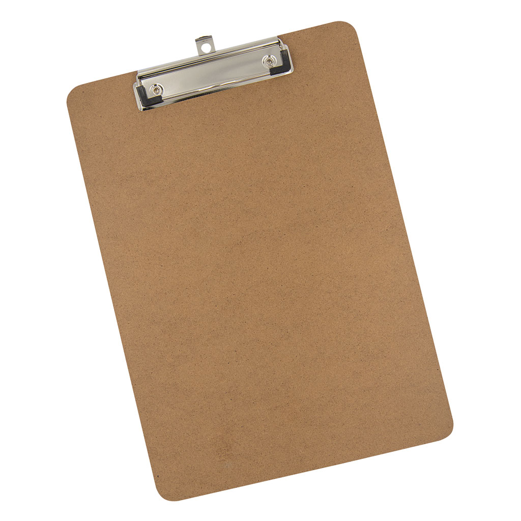 Klemmbrett Holzfaser MDF-Bild Auf diesem Bild ist das Produkt mit der Art.Nr.: W-93729 zu sehen