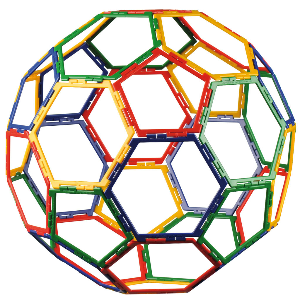 Polydron Frameworks 3D-Geometriebauteile Klassenset