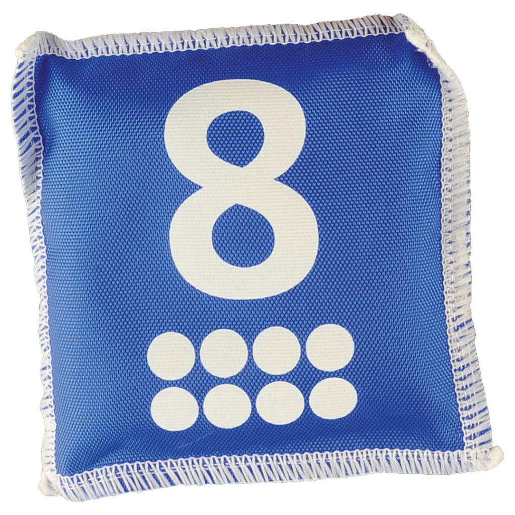 Bohnensäckchen Zahlen 1–10
