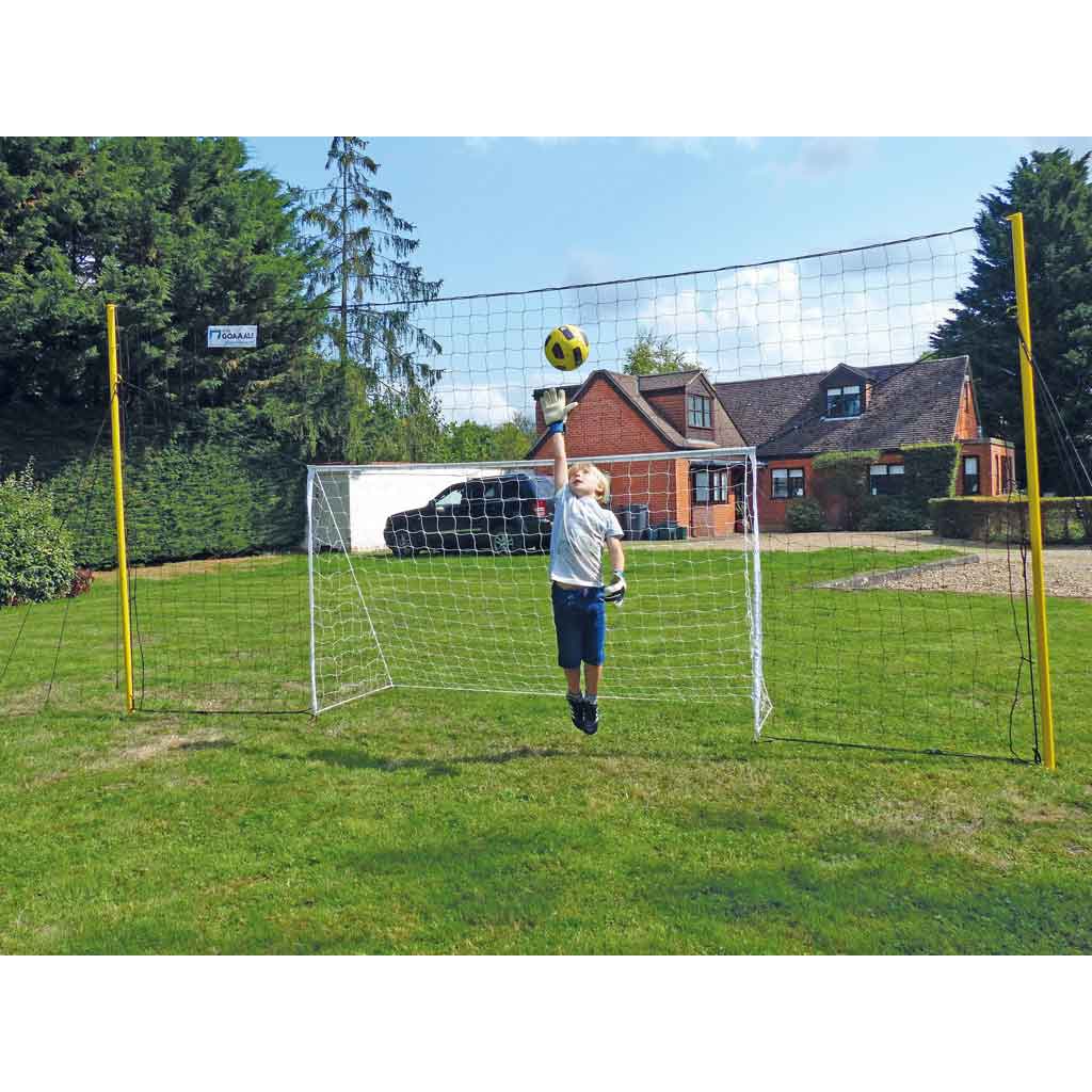 Fußballtor mit Fangnetz-Bild Auf diesem Bild ist das Produkt mit der Art.Nr.: M-61934 zu sehen