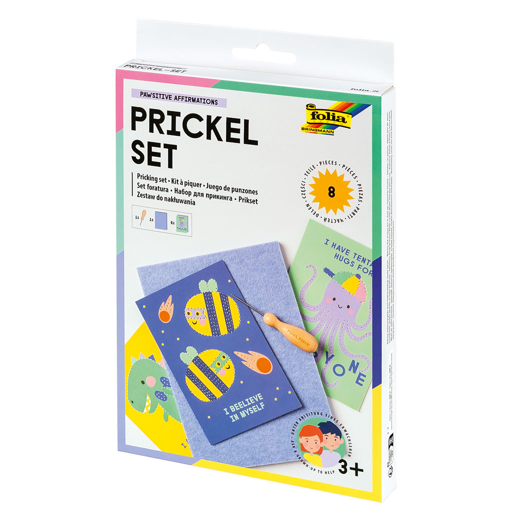 Folia® Prickel-Set, 6 Karten Folia® Prickel-Set, 6 Karten