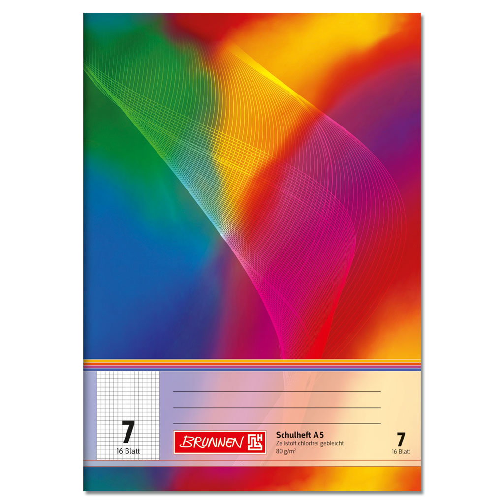 Brunnen® Schulheft DIN A5