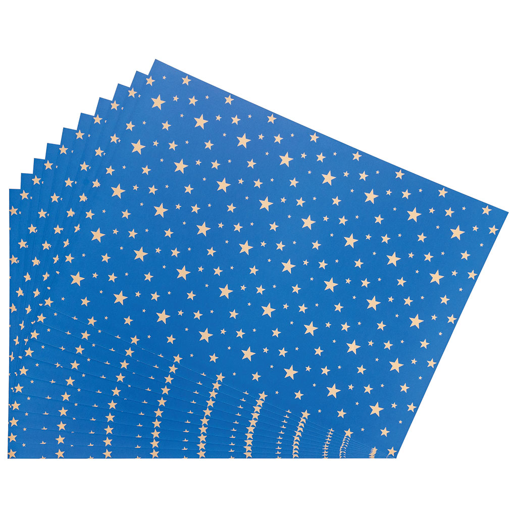 Fotokarton Sternchen 300 g/m², 10 Bogen, 70 x 50 cm