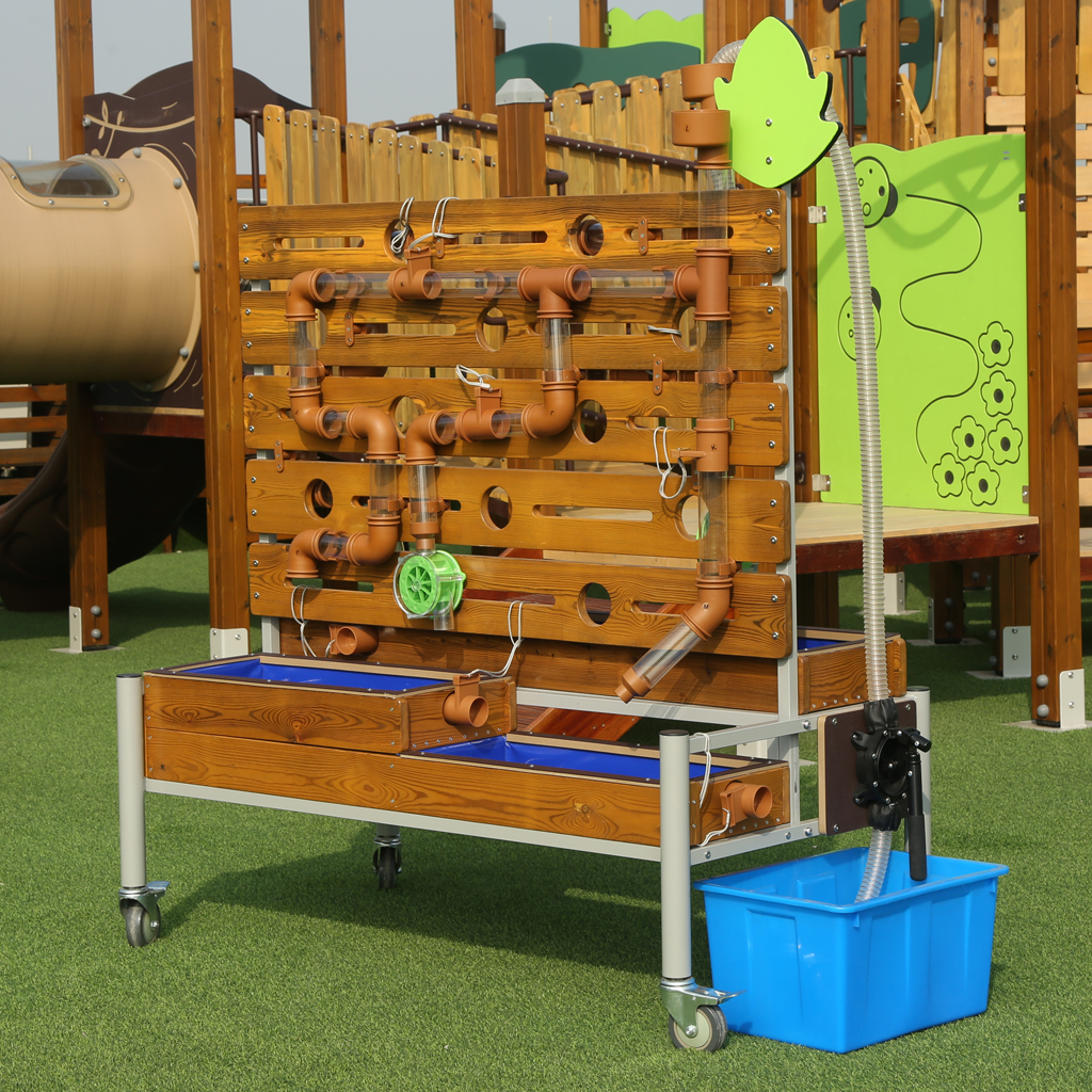 Mobile Outdoor-Wasserspiel-Anlage