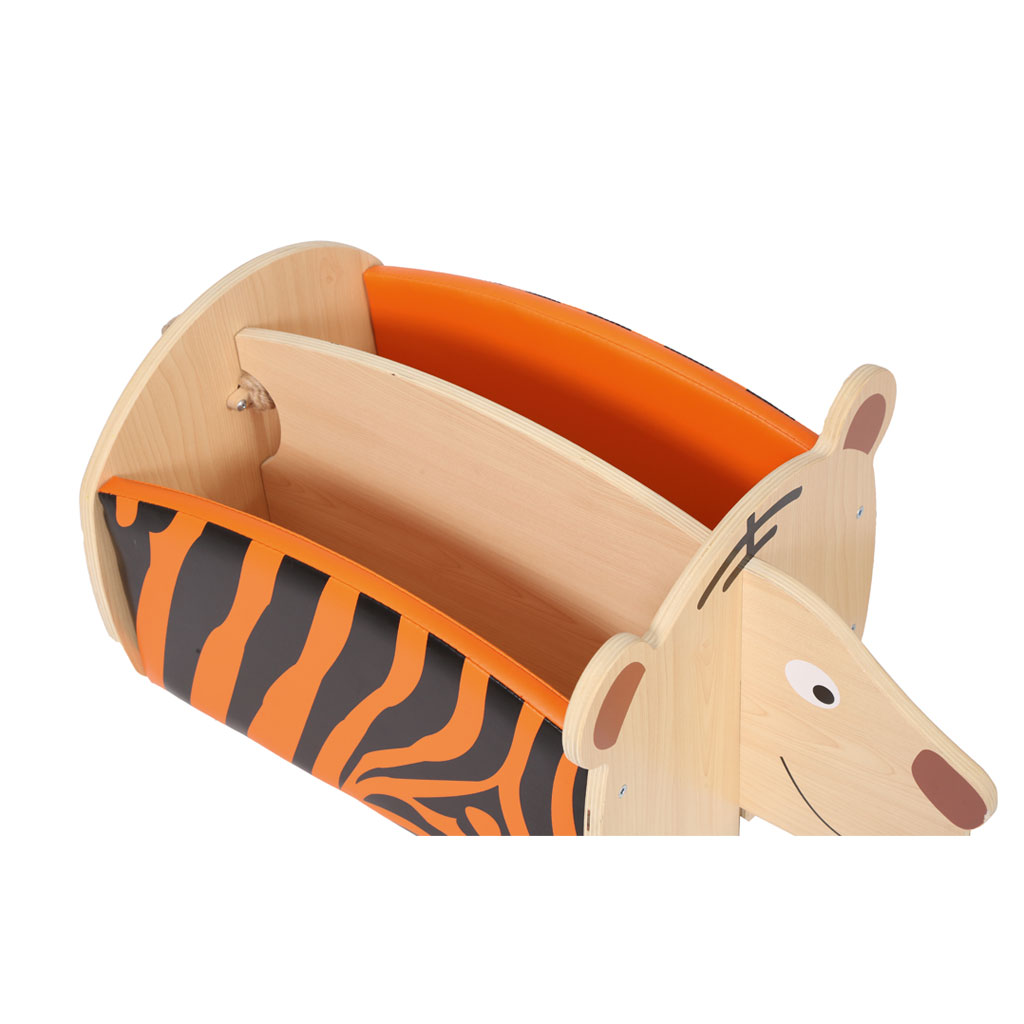 Bücherkiste Tiger, fahrbar