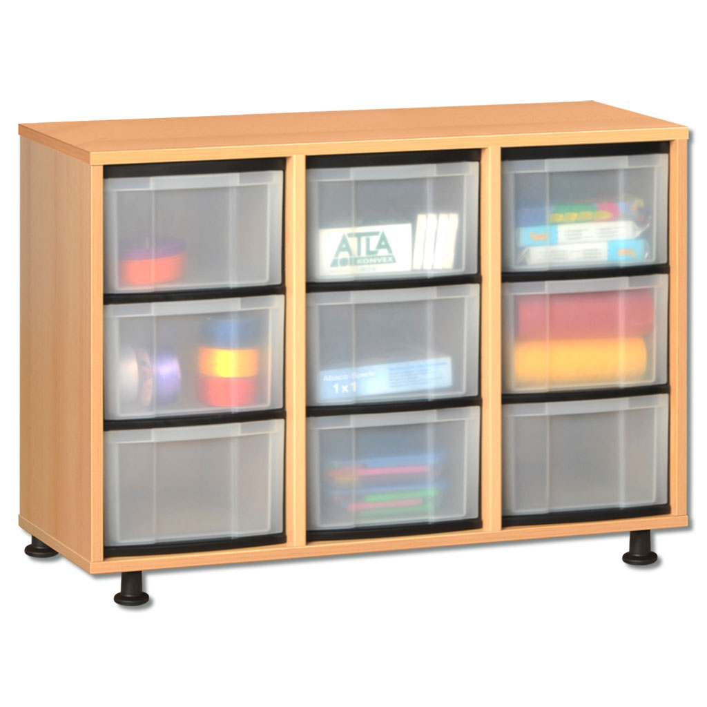 Modulus® Eigentumsschrank, 3-reihig, fahrbar oder feststehend