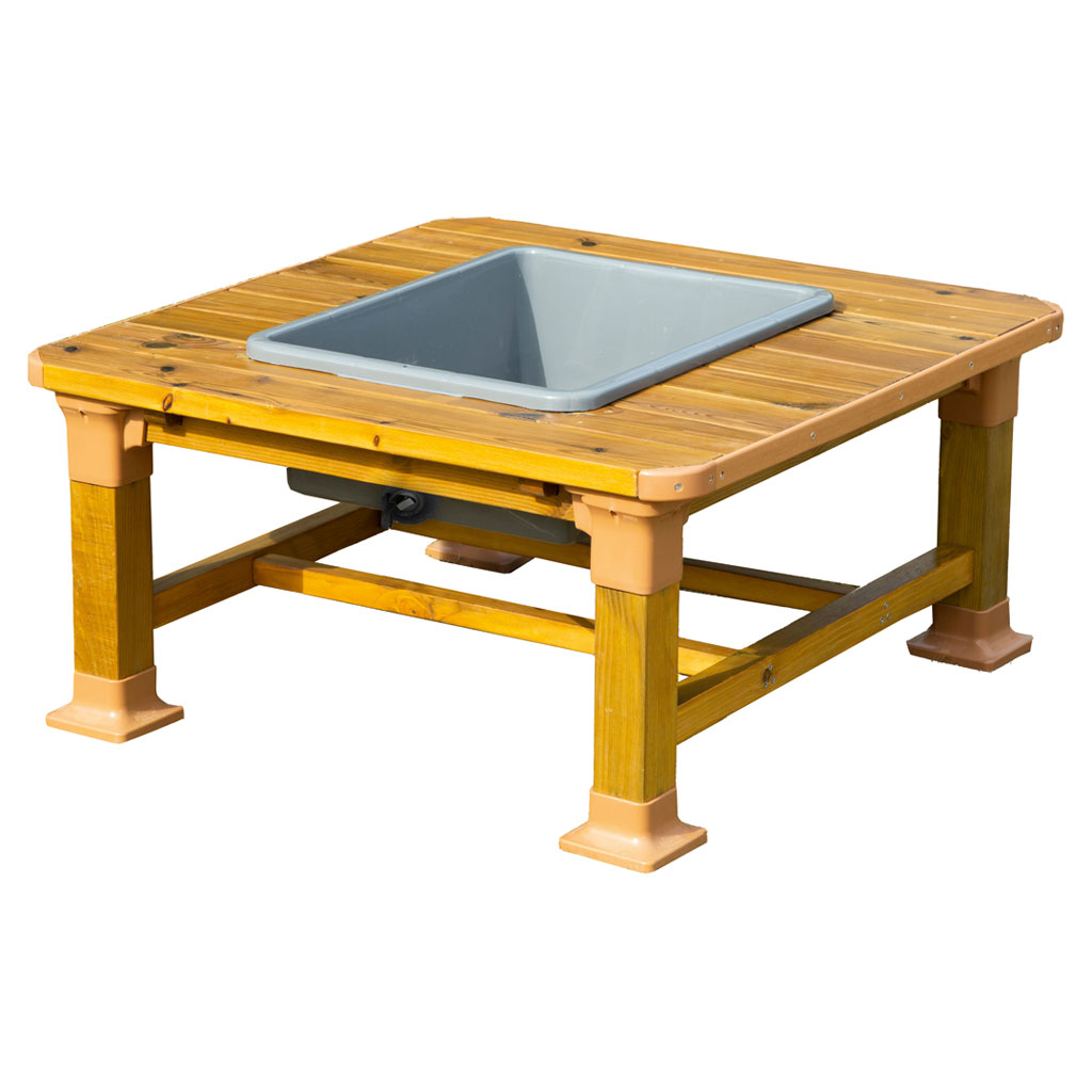 Outdoor Sand- und Wassertisch, quadratisch