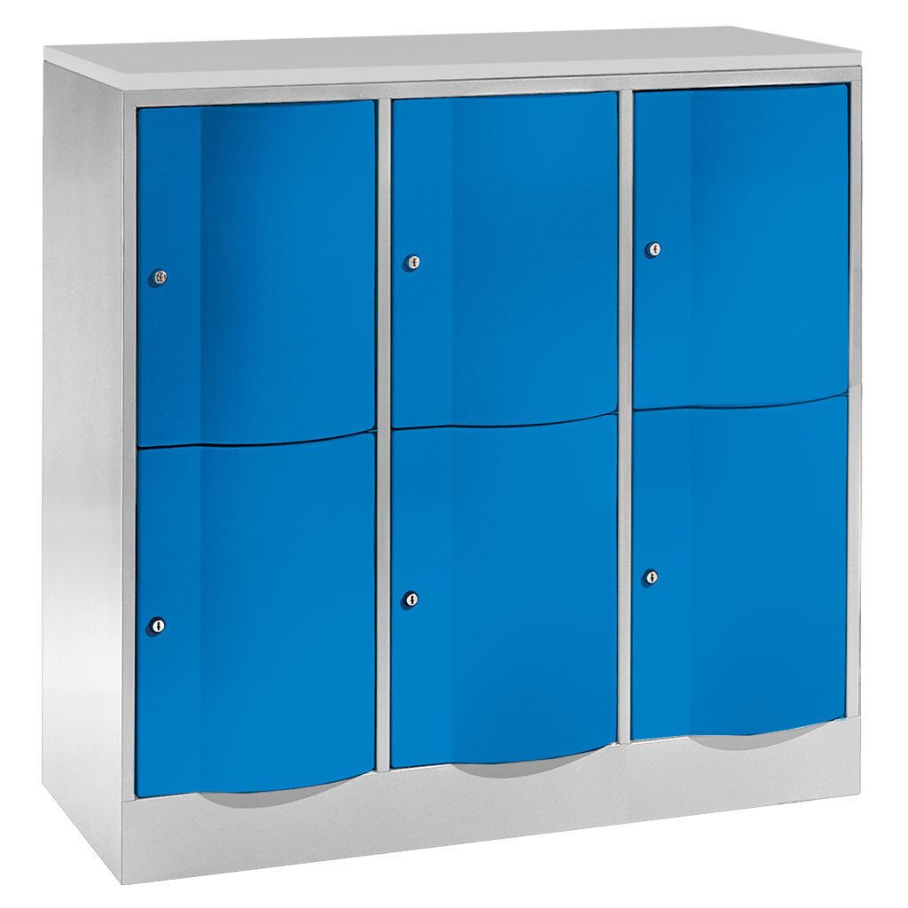 Großraum-Schließfachschrank, 3-reihig Großraum-Schließfachschrank, 3-reihig