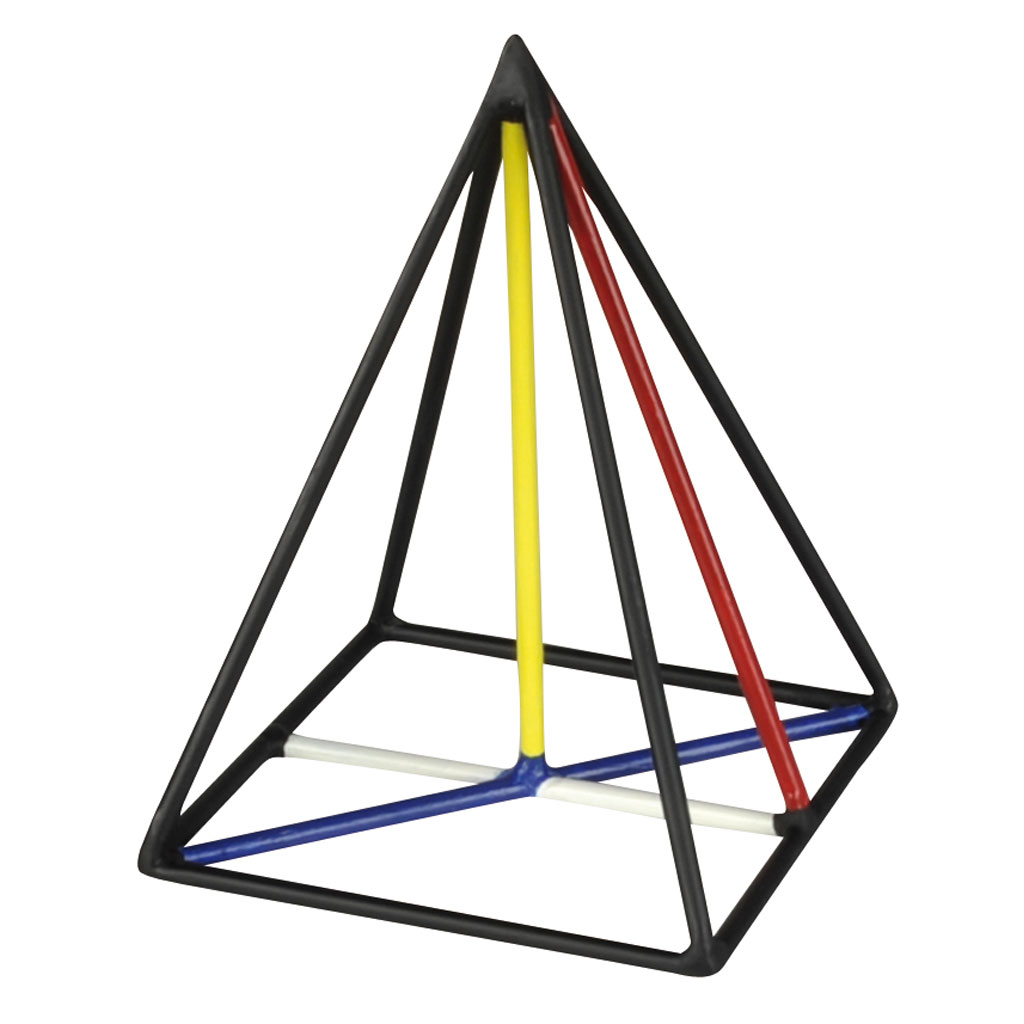 Quadratische Pyramidenspitze Stahlmodell