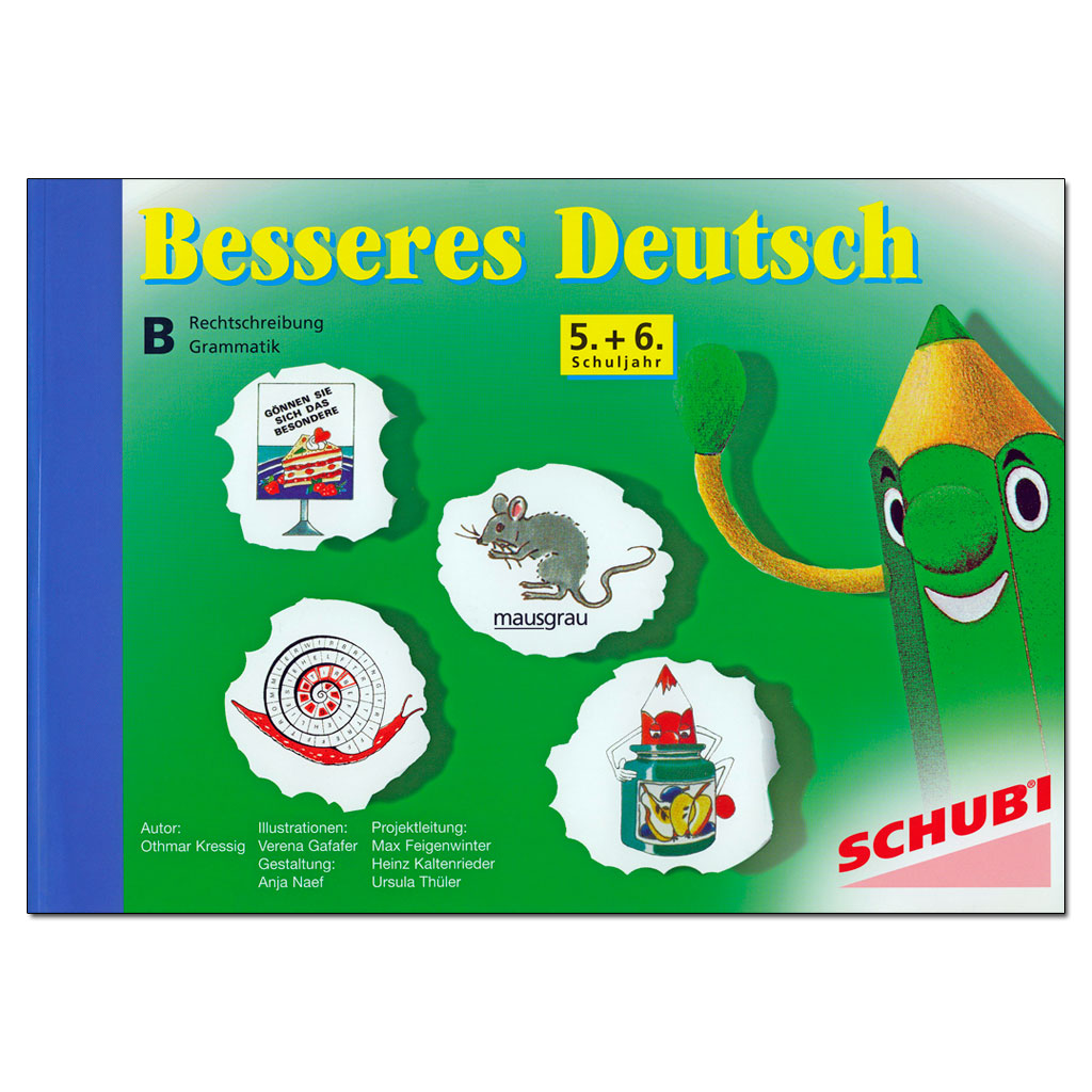 Besseres Deutsch in 5 verschiedenen Teilen
