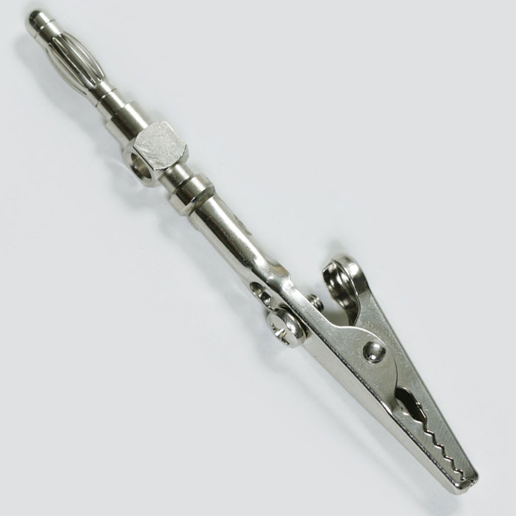 Abgreifklemme mit 4 mm Stecker