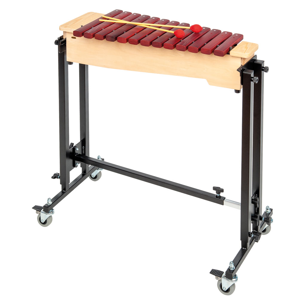 TrellaTon® Sopran-Xylophon mit Ständer, fahrbar