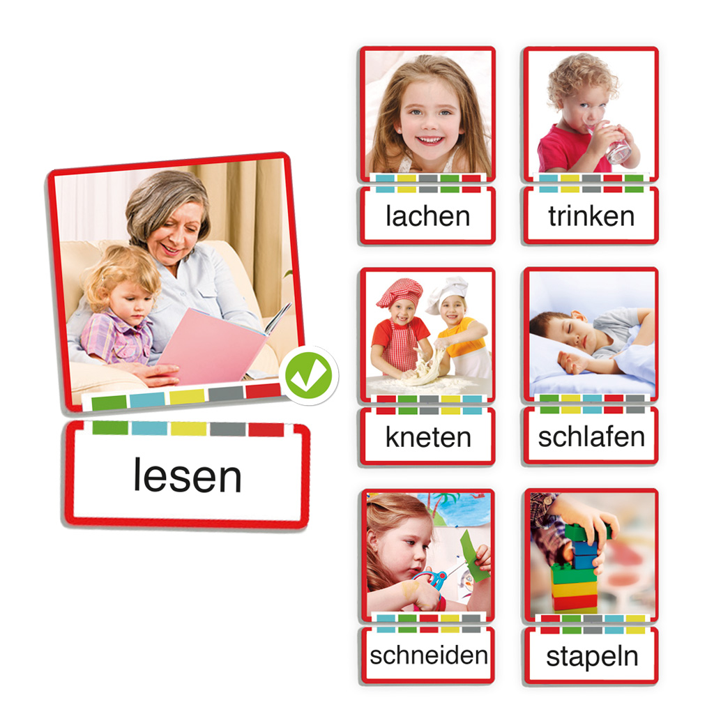 Wort-Bildkarten – Verben -Bild Auf diesem Bild ist das Produkt mit der Art.Nr.: W-83828 zu sehen