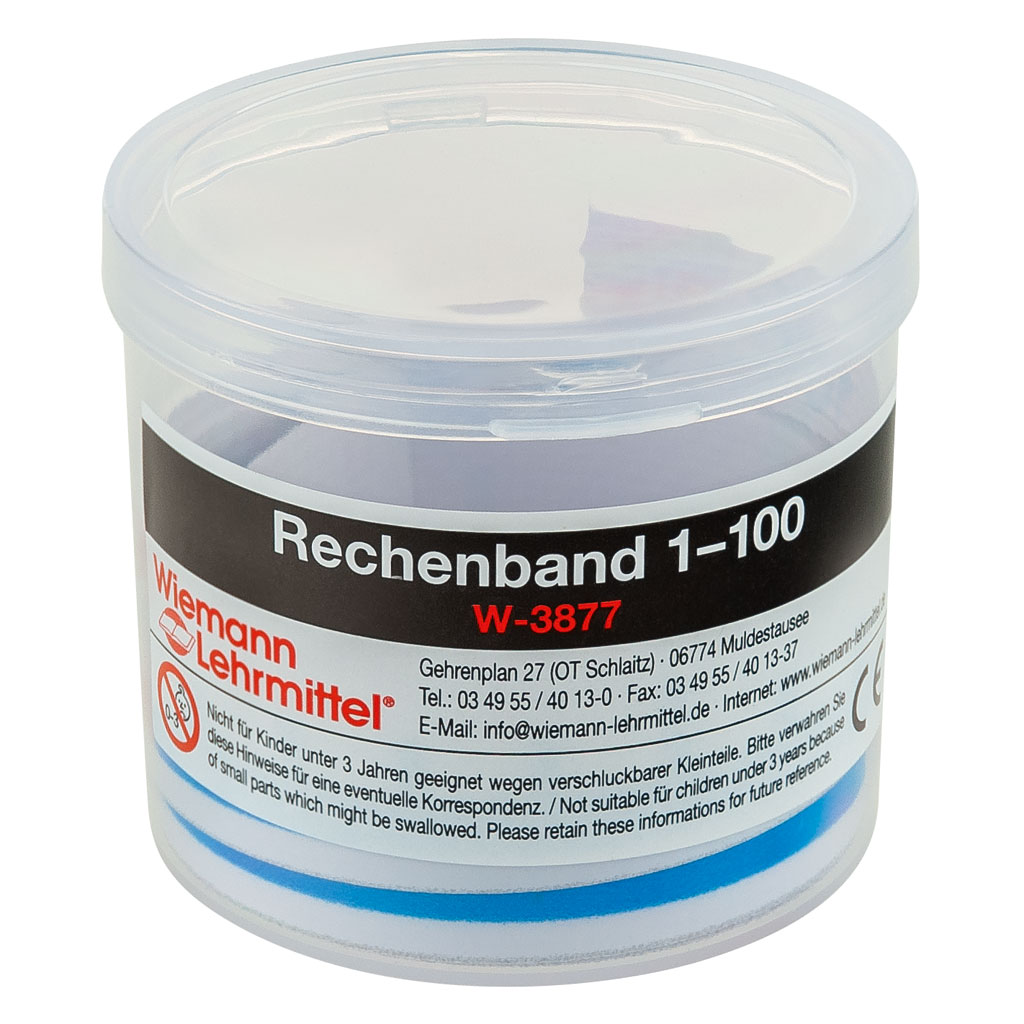 Schülerrechenband 1–100