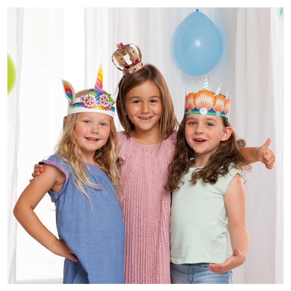 temp93063_a_kinderhuete_maedchenYuAWDuT2myMMv Kinderhüte Märchen zum Selbstgestalten, 3 Stück