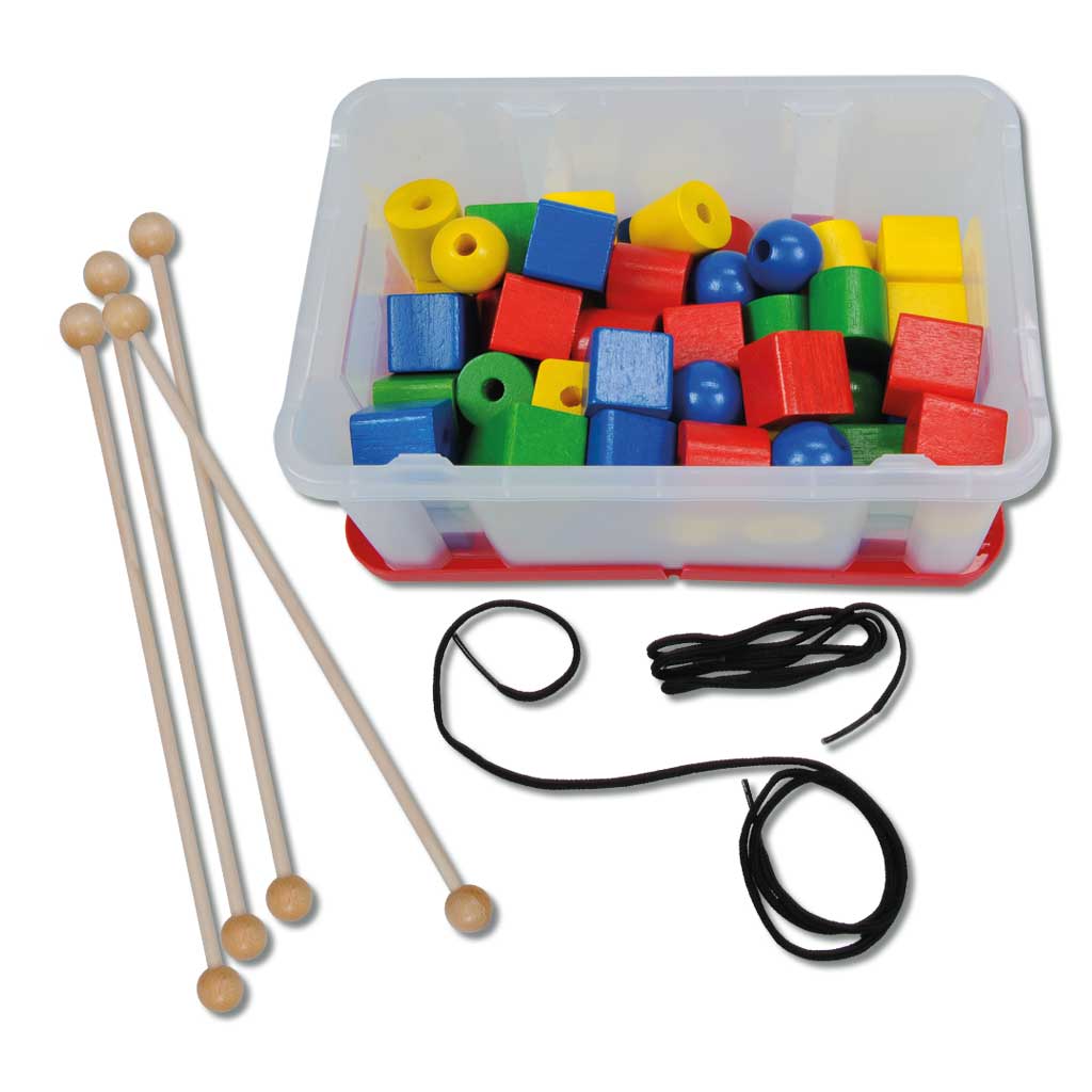Holzperlen-Set zum Fädeln