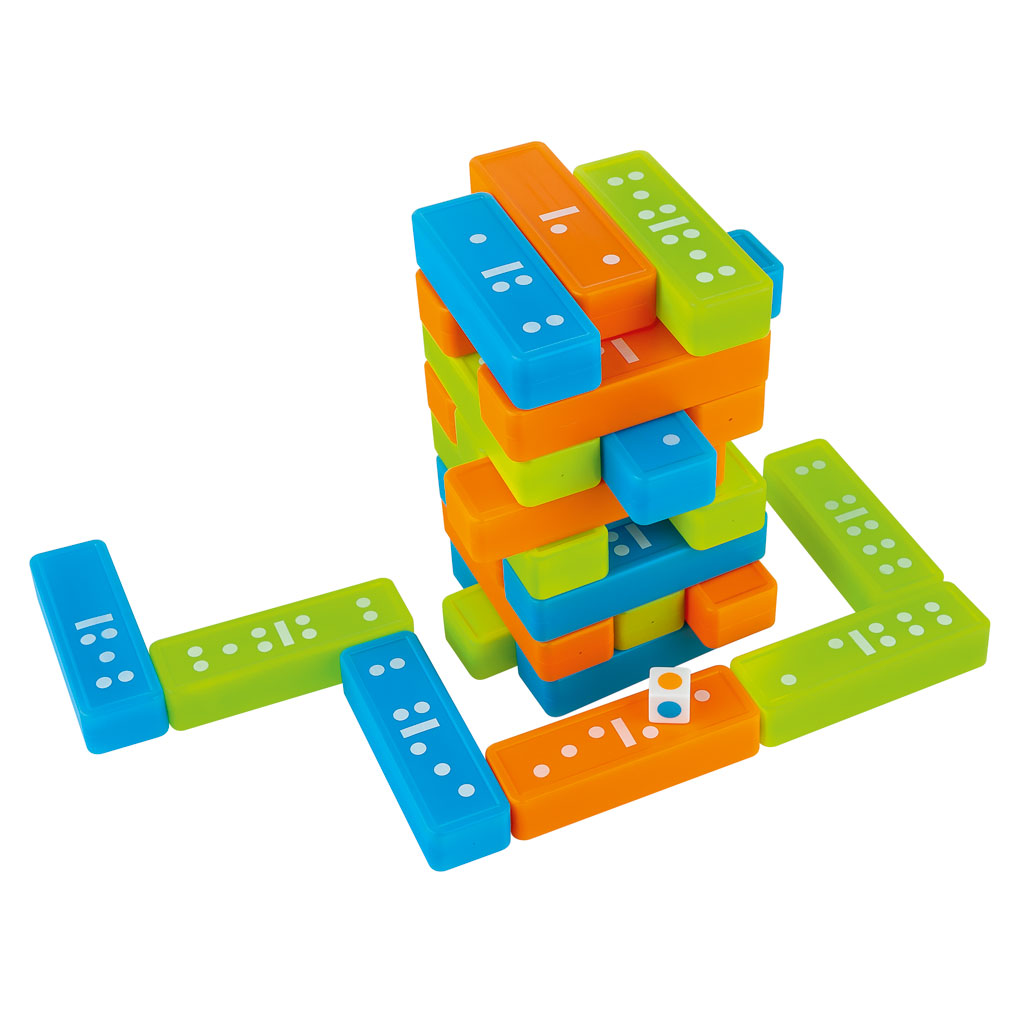 Wackelturm und Domino 2 in 1 Wackelturm und Domino 2 in 1