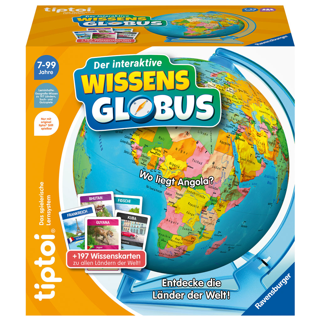 tiptoi® Interaktiver Wissensglobus tiptoi® Interaktiver Wissensglobus