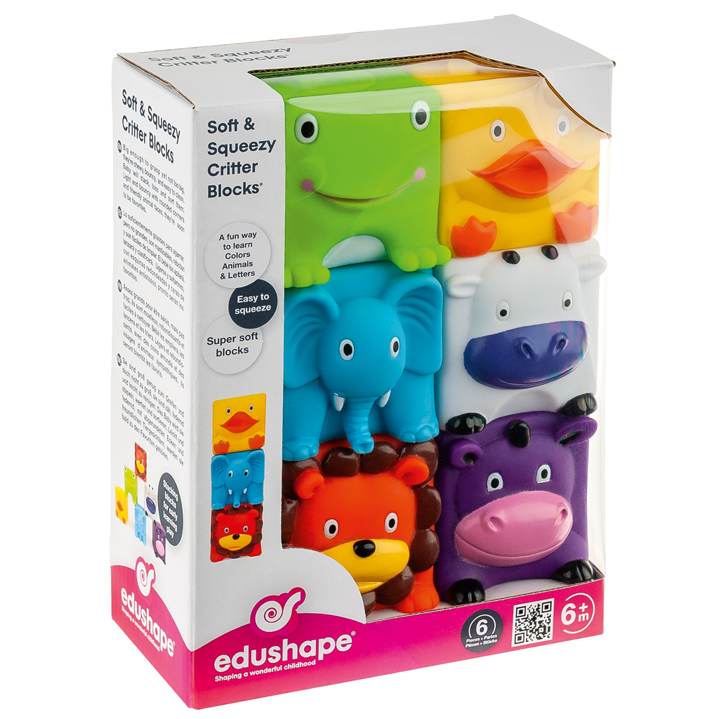 Stapelblöcke Soft and Squeezy, 6er-Set Stapelblöcke Soft and Squeezy, 6er-Set