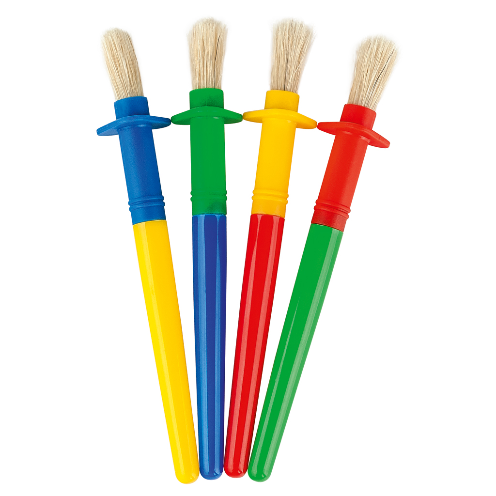 Kinder-Malpinsel, 24 Stück-Bild Auf diesem Bild ist das Produkt mit der Art.Nr.: W-93756 zu sehen