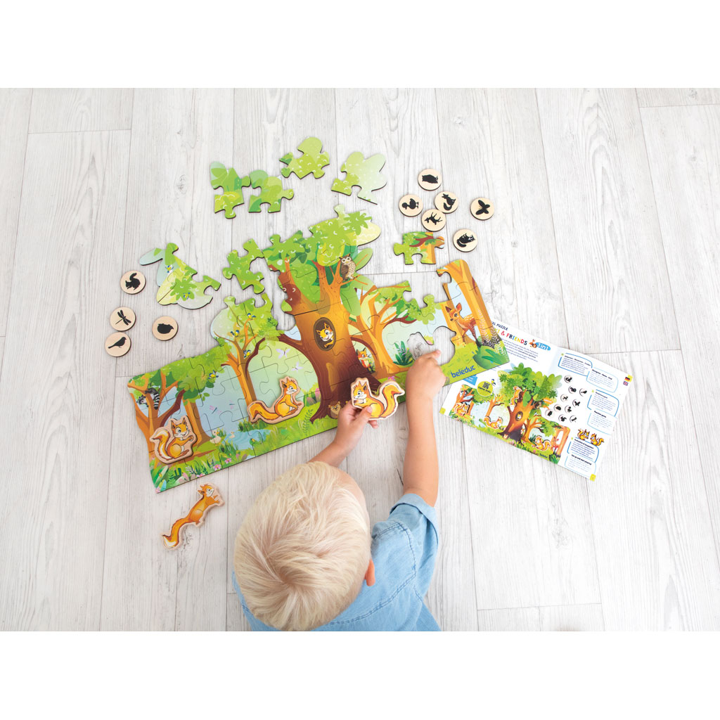Beleduc® XXL-Puzzle Nuki & Friends