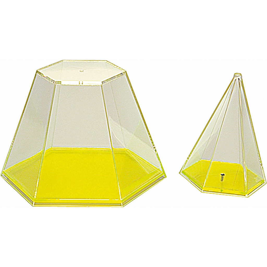 Pyramide, 6-seitig, mit abnehmbarer Spitze