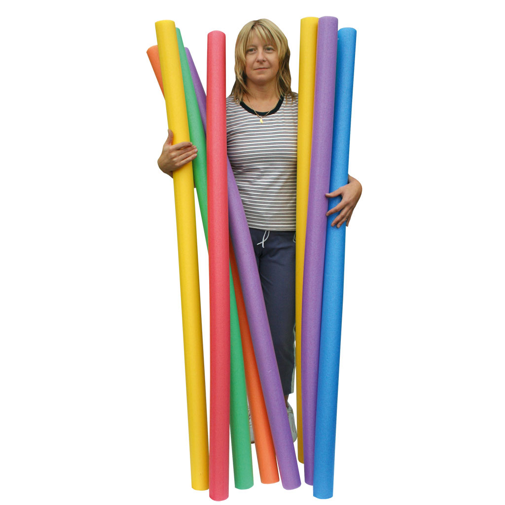 Schwimmnudel, farbig sortiert, ca. 160 cm, Ø 7 cm