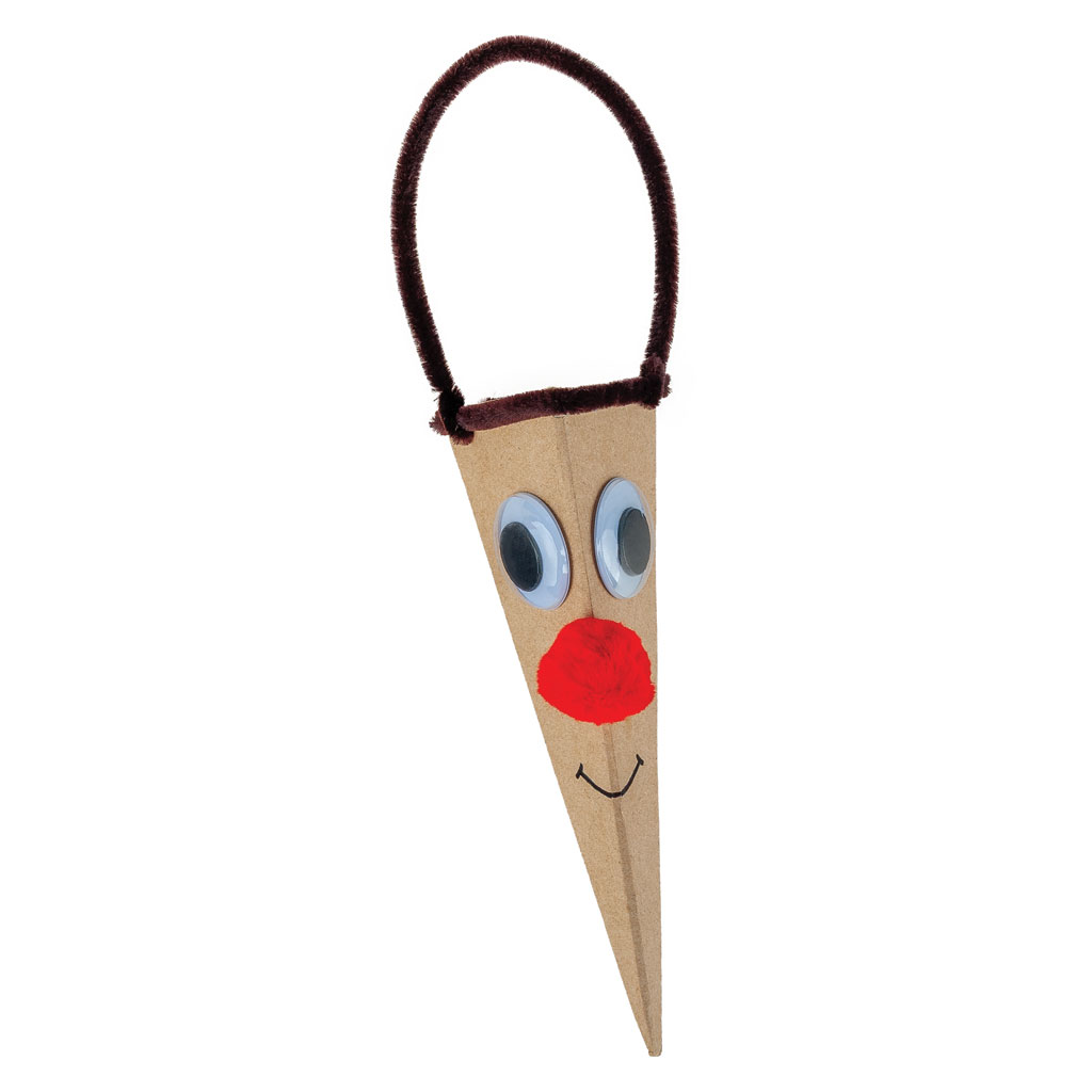 Dreikantige Pyramiden, blanko, 5 Stück
