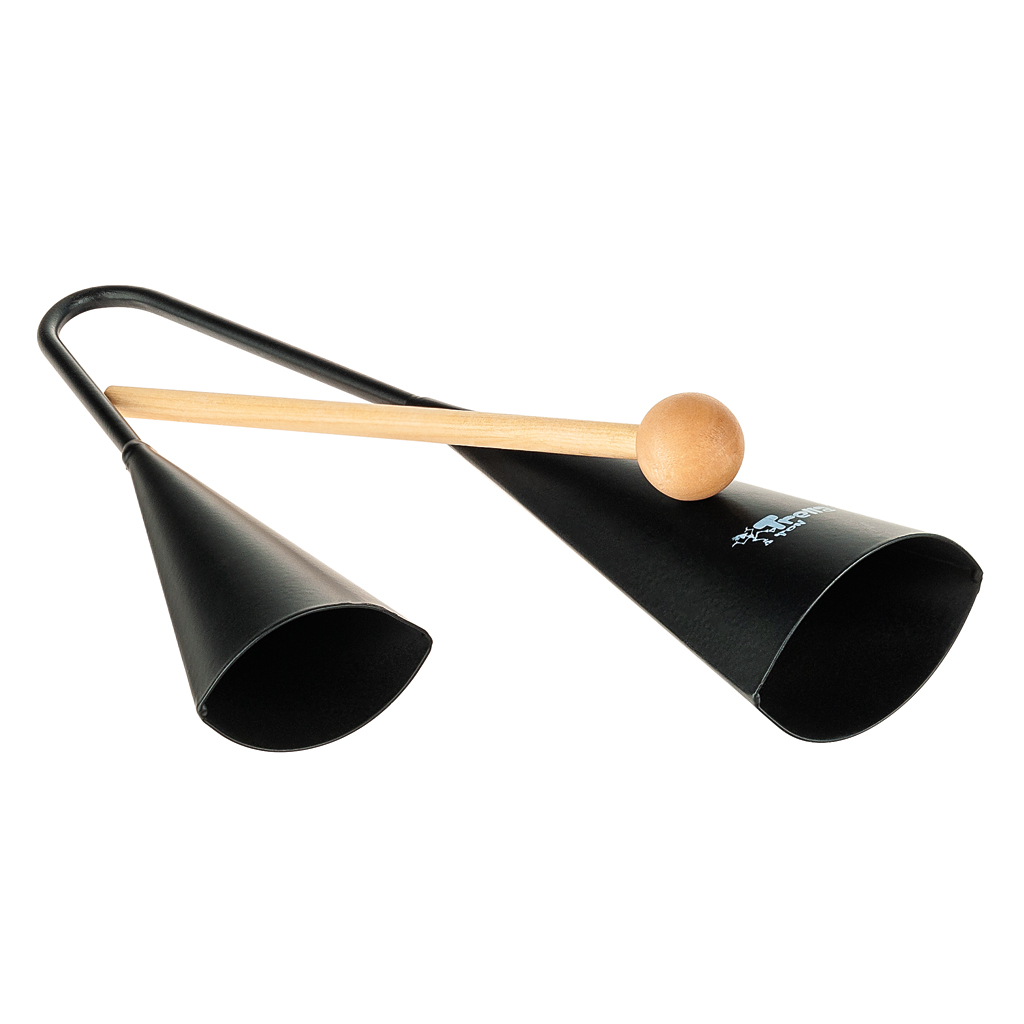 TrellaTon® Agogo Bell aus Metall, inkl. Schlägel TrellaTon® Agogo Bell aus Metall, inkl. Schlägel