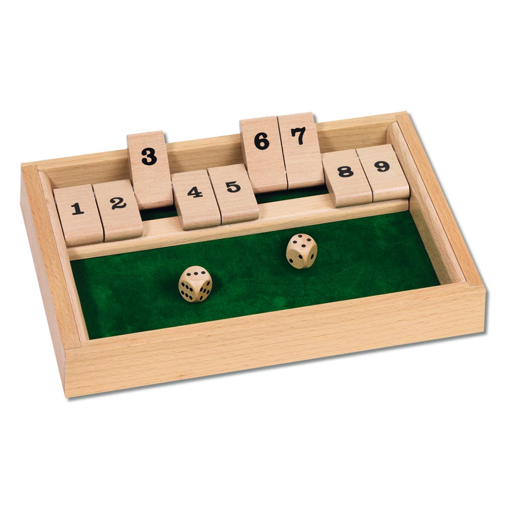 Würfelspiel "Shut the Box"